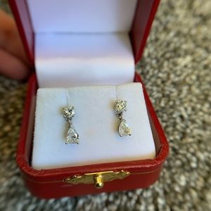 Diamond Drop Earrings